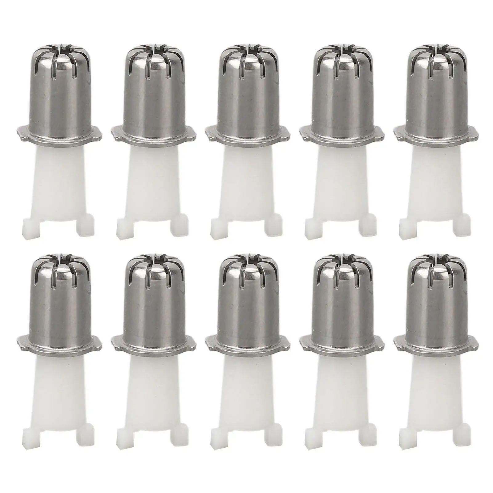 10pcs Universal Nose Hair Trimmer Replacement Blades - Accurate Clipper Heads for Beard Grooming