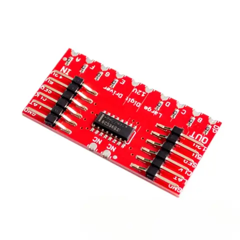 TPIC6C596 8-bit Shift Register 7-Segment Digital Tube Driver Displays Module for Andrino Diy Electronic PCB Board