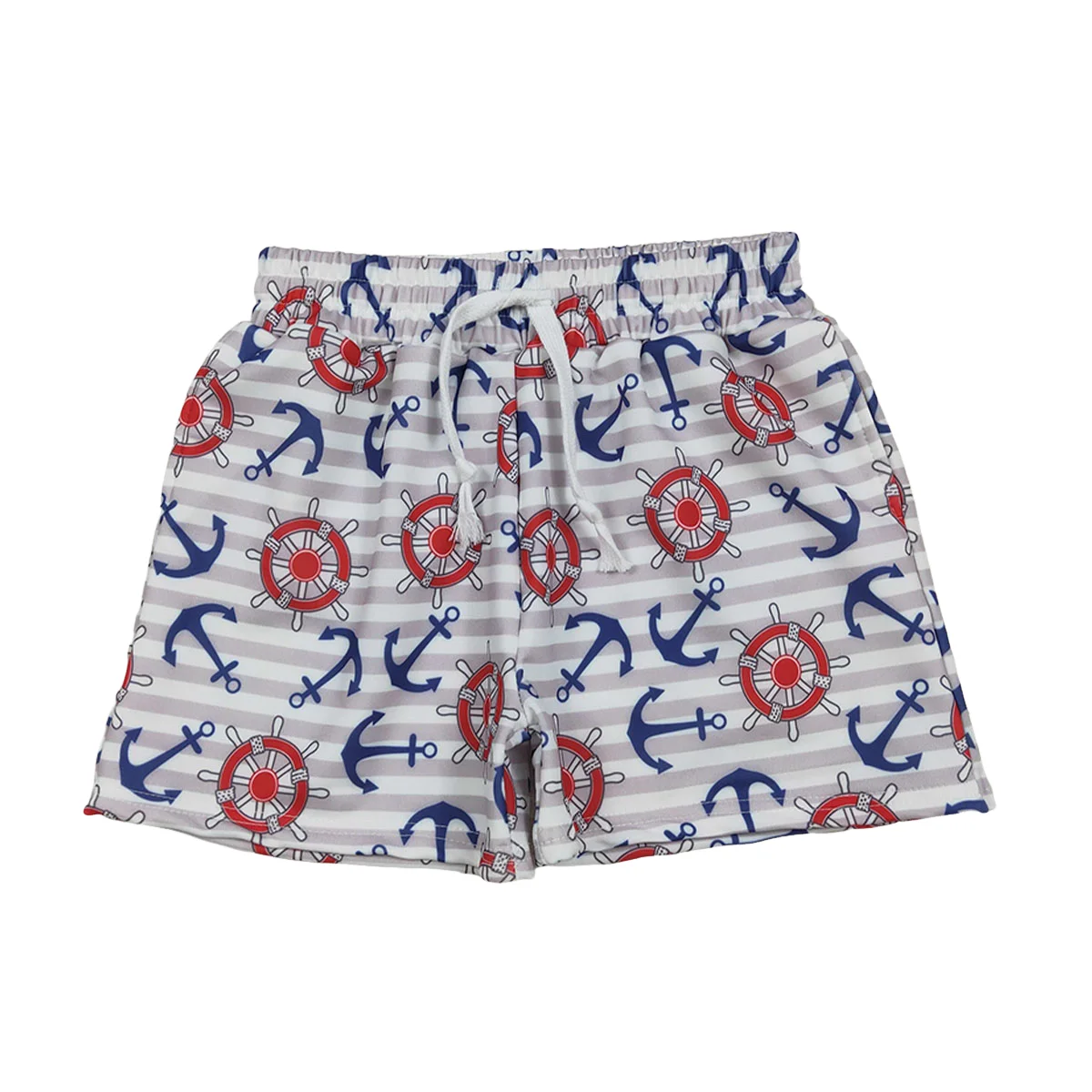 

Оптовая продажа, детские шорты для маленьких мальчиков, морские лодки, карманные плавки, плавки, летний бутик, детская одежда