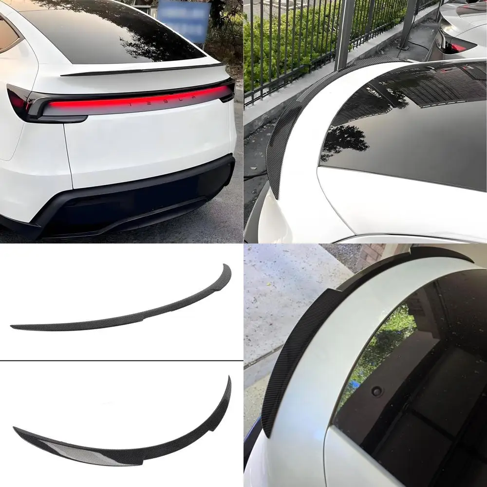 

STSEV01 Rear Spoiler Fit for Tesla New Model Y Juniper 2026, Sporty V-Style Wing Sporty Performance Appearance Type Wing, Trunk