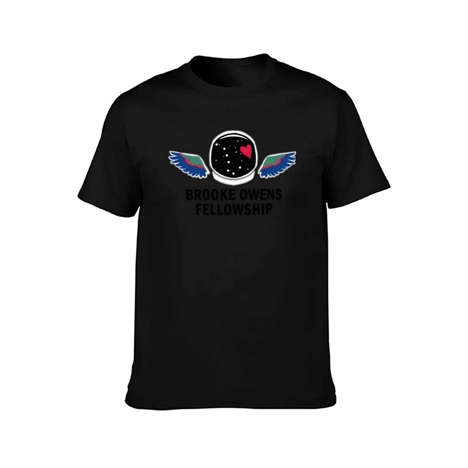 Brooke Owens Fellowship Logo T-Shirt, Summer Casual Cotton Tee, Oversized Streetwear Tops, Vintage Graphic Print, 100% Cotton