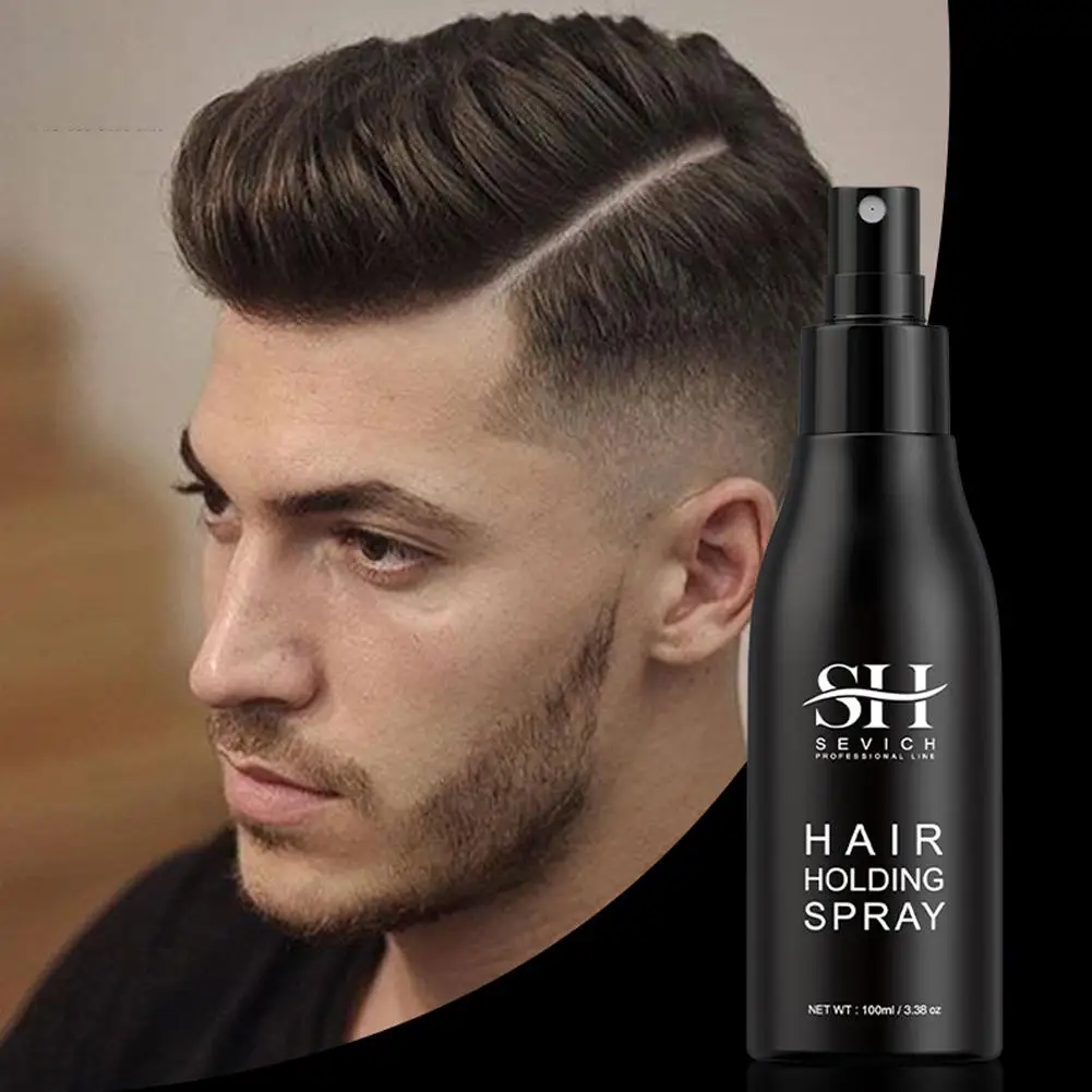 Spray para peinar el cabello para hombres y mujeres, Gel hidratante esponjoso, duradero, espesamiento del cabello, proteína vegetal, estilo de cabello Natural, 100ml