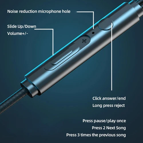 Imagen 2 del producto 90 °   Auriculares para juegos con cable Jack tipo C sonido envolvente HiFi con micrófono auriculares de 3,5mm para iPhone 16 15 Samsung Galaxy S25 S24 iPad