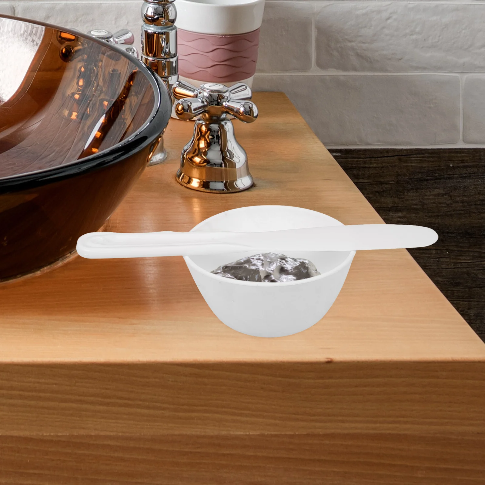 مجموعة واحدة من حاوية خلط القناع بتصميم سيليكون مرن لقناع الوجه الفعال وإعداد معالجة الشعر للاستخدام اليومي