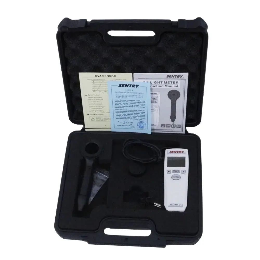 Sentry ST-510 휴대용 자외선 방사선 테스터 ST510 UV 측정기 320~380nm UVA 자외선 측정기