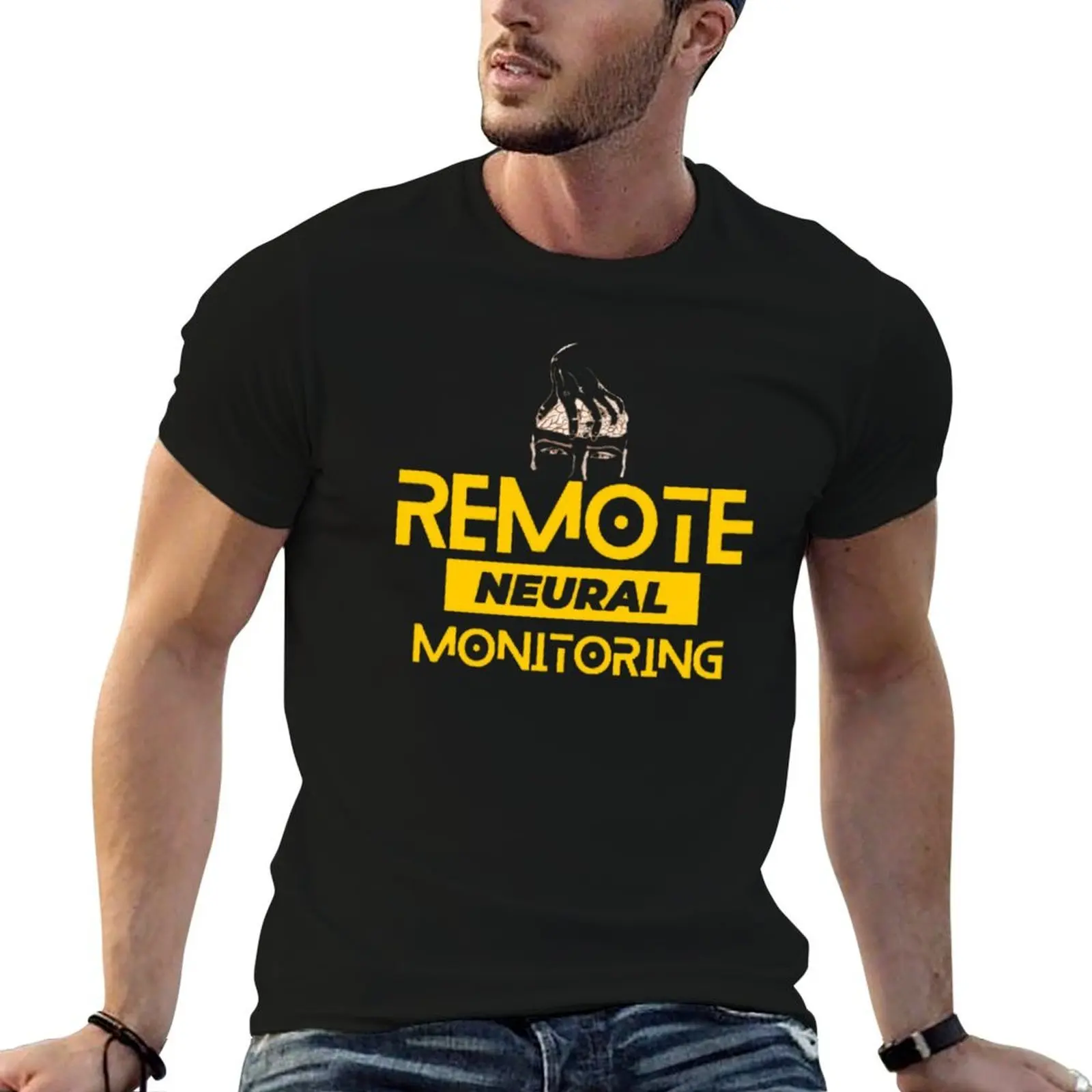 Remote Neural Monitoring T-Shirt clothes oversizeds Men's t shirts