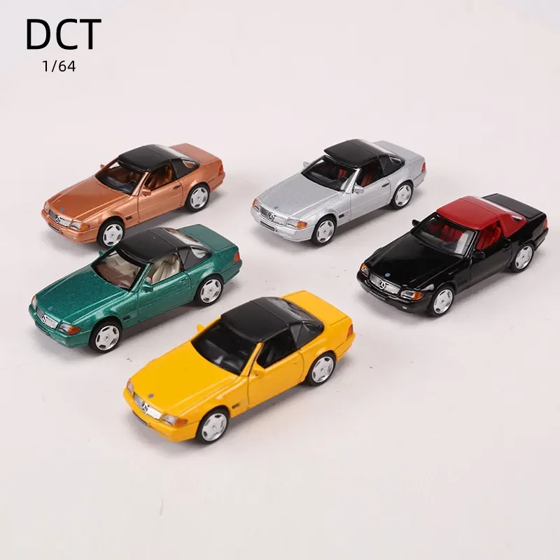 

DCT 1:64 Benz Mercedes-Benz SL500 convertible sports car simulation alloy car model, top can be detached