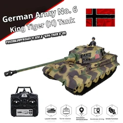 German Tiger King Henschel Heavy Remote Control Tank Projectile 2.4G Remote Control Model Multifunctional Remote Control Toy