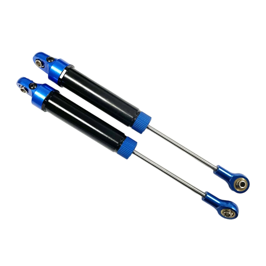 RCGF 2Pcs Metal 140mm Rear Shock Absorber Damper for LOSI 1/10 Baja Rey 4WD RC Crawler Upgrade Parts with Internal Spring