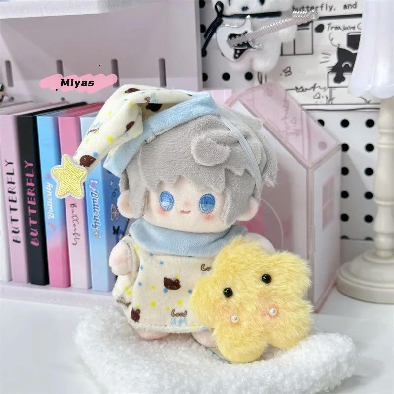 Cotton Doll Dress Clothes Set for 10-13cm Dolls - Joke Bears Cute Hat & Headband Changing Toy Doll Accessories