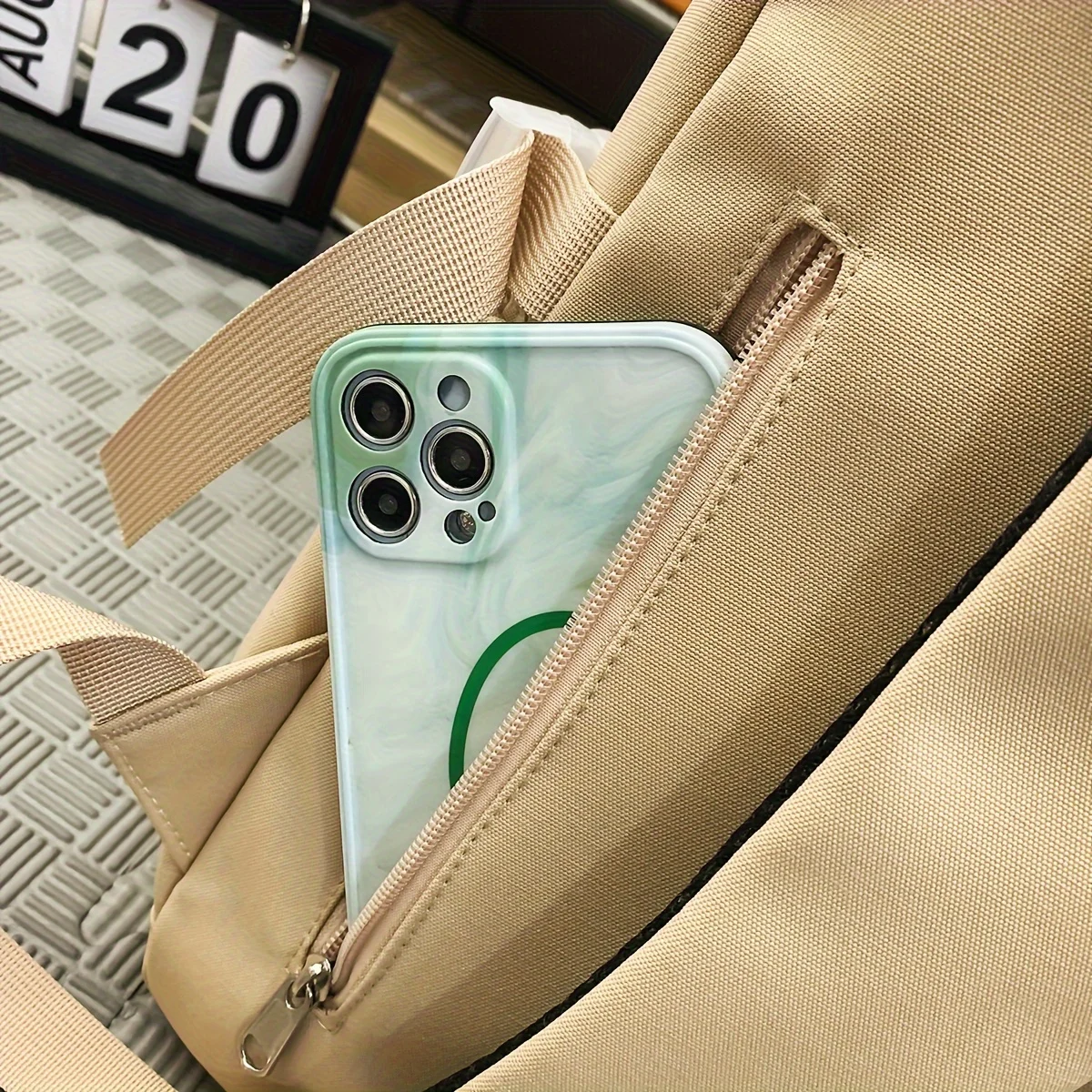 Rucksack Einfacher Sport- und Reiserucksack mit Großer Kapazität, Freizeitrucksack für die Mittelstufe, Tutorial-Tasche – Detail 10