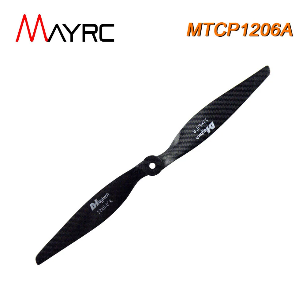 2 Stück Mayrc 12x6 Zoll 6mm Mittel loch CW und CCW Carbon Propeller Apc für Multi Drohnen RC Starr flügel Benzinmotor Flugzeug