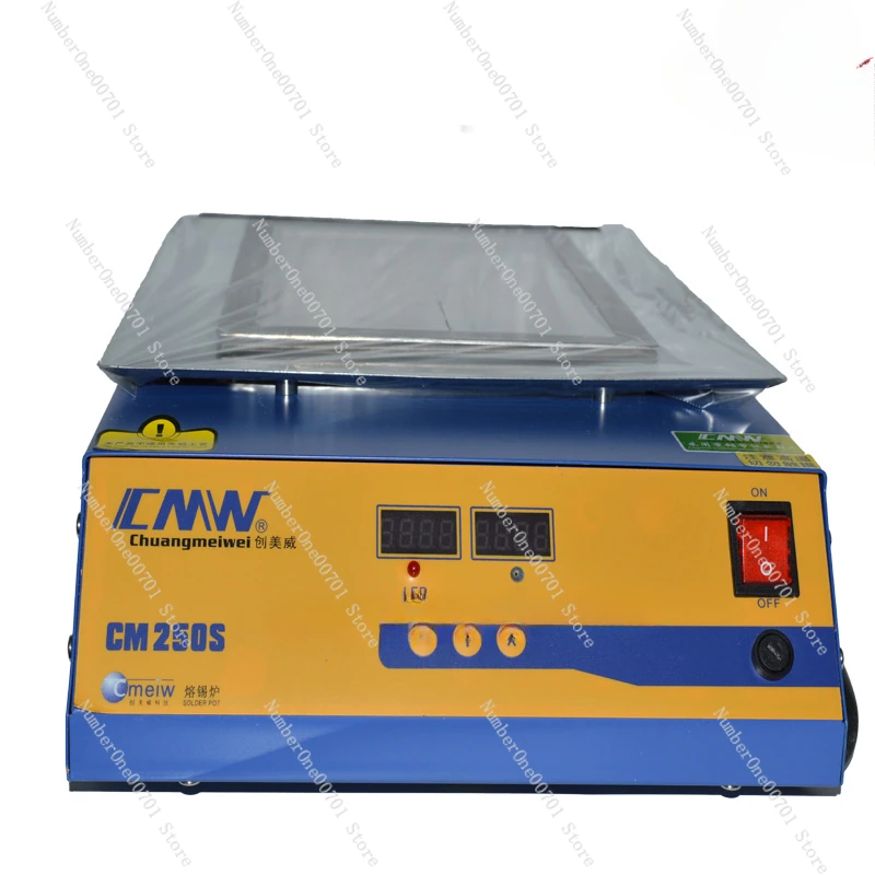 1pc CM-250S Lead-free Double digital Solder Pot Soldering Soldering Desoldering Bath 250*160*45mm 1800W