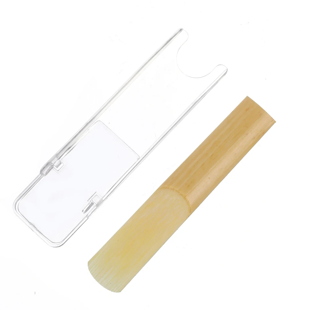 10 PCs Clarinet Reeds With Portable Case Repair Parts Reed Accessory Clarinet Reeds Strength 1.0 1.5 2.0 2.5 3.0 3.5