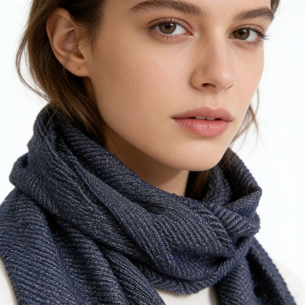 

Модный однотонный шарф-хиджаб с блестящей нитью для женщин, шаль с бахромой, платок, палантины, шарфы, тюрбан Mujer 190*70 см