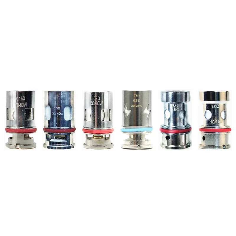 5 قطعة PnP لفائف PnP-TW15 VM6 TW30 VM1 TM2 ل VOOPOO DRAG M100S 4 H80S E60 VINCI X 2 Argus Air UFORCE-L MTL Pod RTA Pod Tank