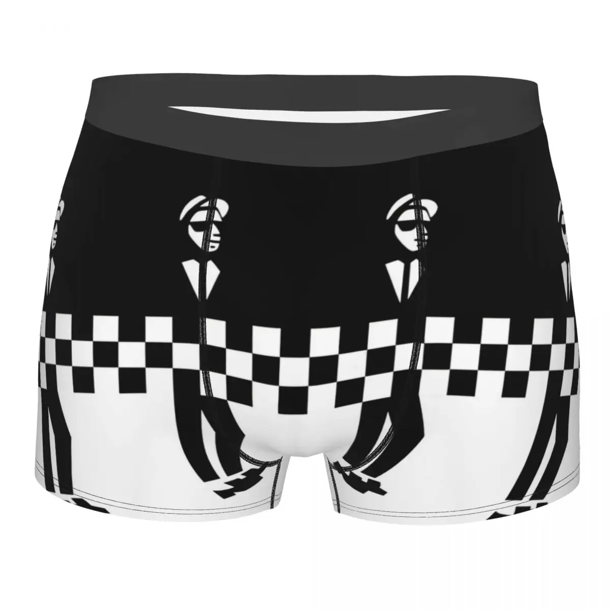 Two Tone Ska Men Boxer Briefs Highly Breathable Underpants High Quality Print Shorts Birthday Gifts