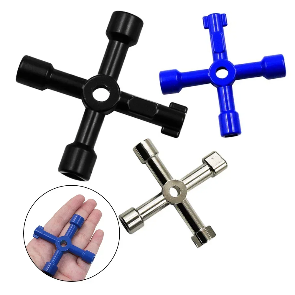 Cabinet Socket Wrench Key Wrench Zinc Alloy Cross Switch Electrical Cupboard Box Elevator For Elevator Universal