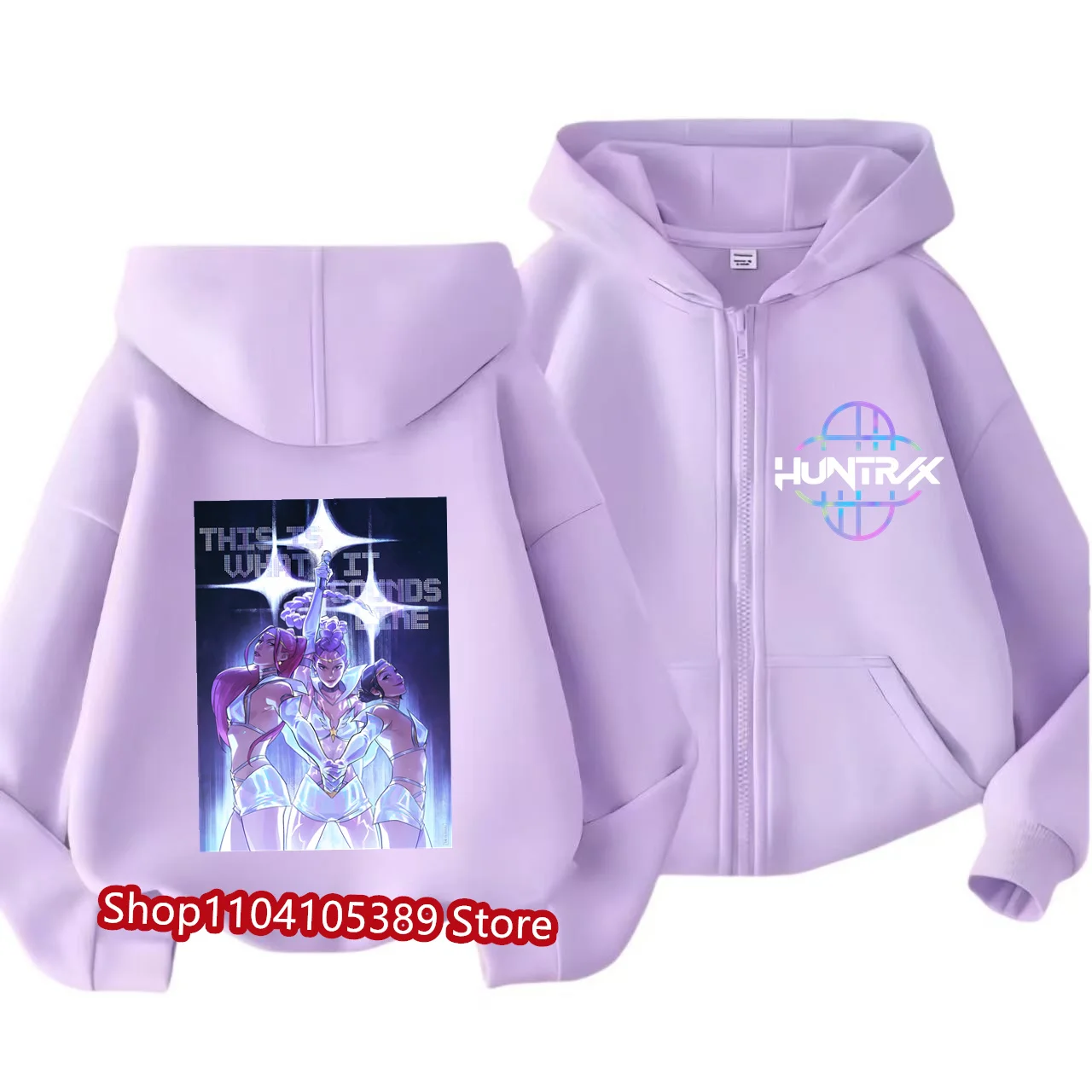 

2025 Movie Zip Up Sweatshirts Kpop Demon Hunters Hoodie Children Clothes Kid Girl Boy Sweatshirt Zipper Hoody Baby Casual Top