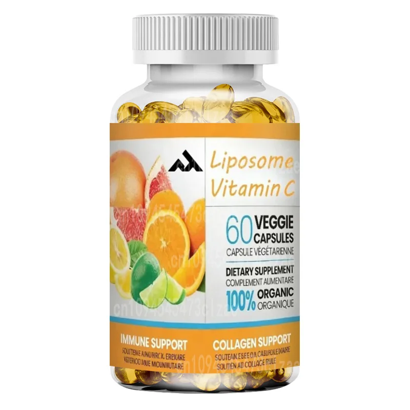 

Liposome Vitamin C Capsules - Enhance Absorption, Immune Health Support, 60 Capsules