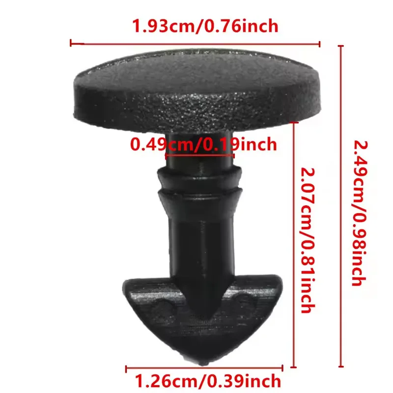 DYR500010 10PCS R-173 Fastener clip suitable for decorative buckle of discovery 3 4 Range Rover Sport car bumper trailer.