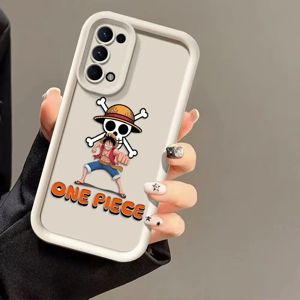 Phone Case For Samsung A13 A14 A15 A16 A17 A22 A23 A26 A27 A32 A51 A52 A53 A55 A56 A57 A72 A73 A54 Cover Anime One P-Piece Luffy