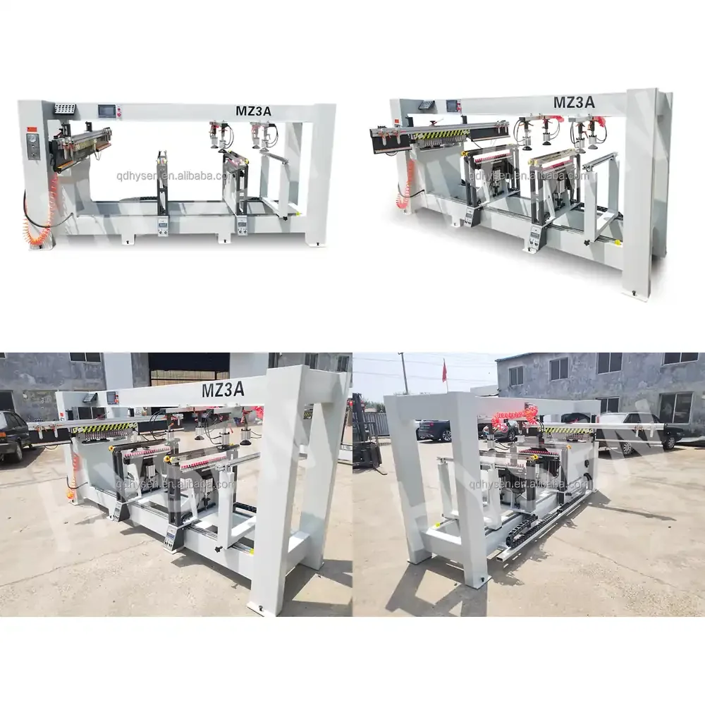 Three Row Boring Machine High Speed Woodworking Drilling Machine for Mass Production of Furniture Cabinet Door