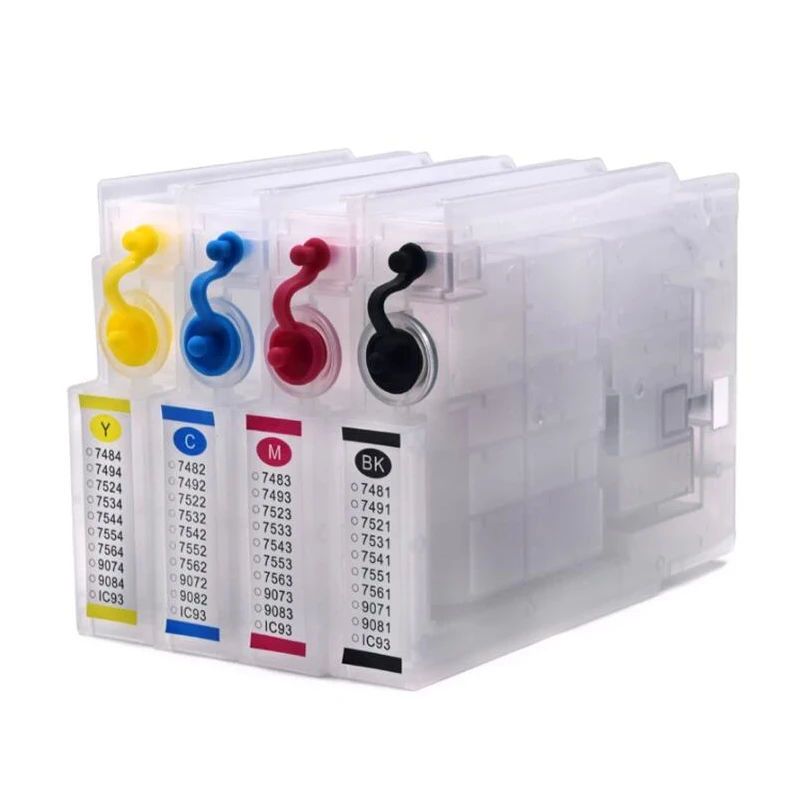 

T9071-T9074 T7481-T7484 Refillable Ink Cartridge With Chip For Epson WorkForce WF-6090 WF-6590 WF6090 WF6590 Printers With Chips