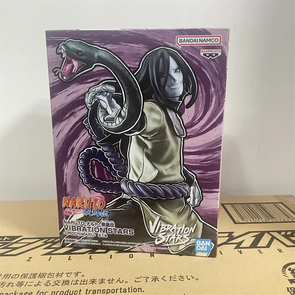 In Stock Original Banpresto Anime Figure Vibration Stars Orochimaru Shippuden PVC Action Figurine Collector Toys Doll 15cm