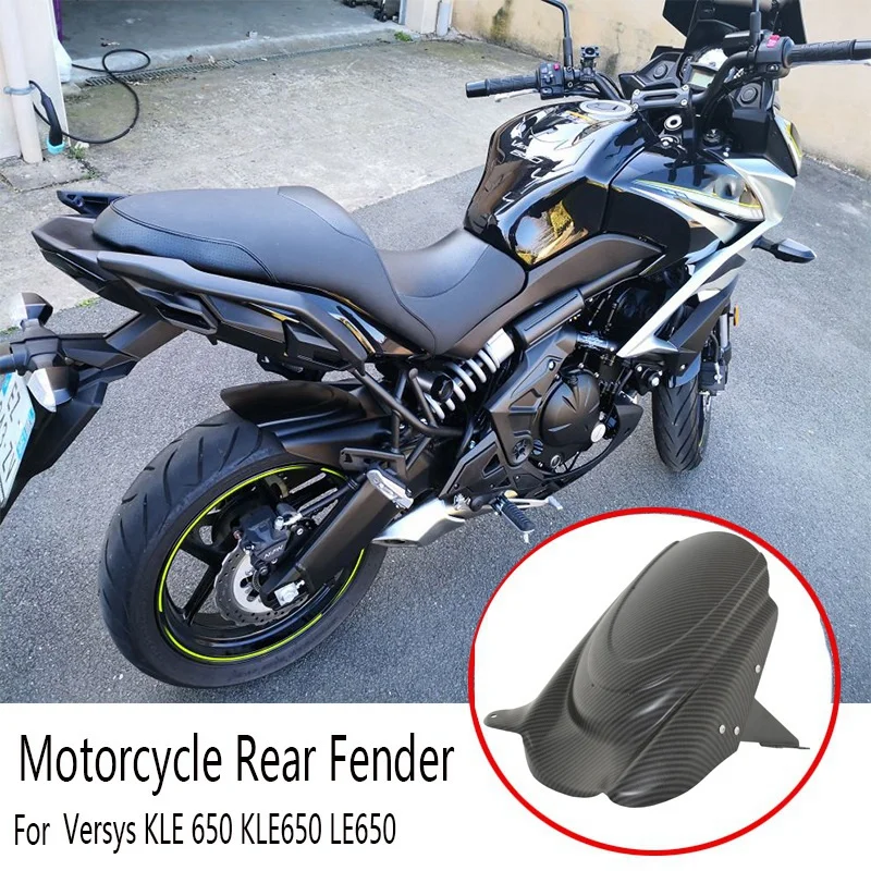 Motorcycle Rear Fender Mudguard Protect Cover Kit for KAWASAKI Versys KLE 650 KLE650 LE650 2007-2020 Tire Splash Guard