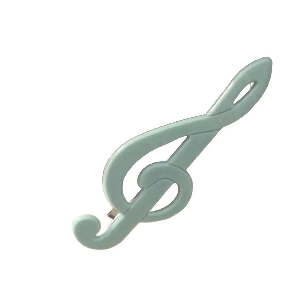 Y2k Style Music Symbol Hair Accessories Vintage Sweet Cute Hair Clip Cyan Fresh Hairpin New Sensea Of Niche Fashion And Art 2025 image 5
