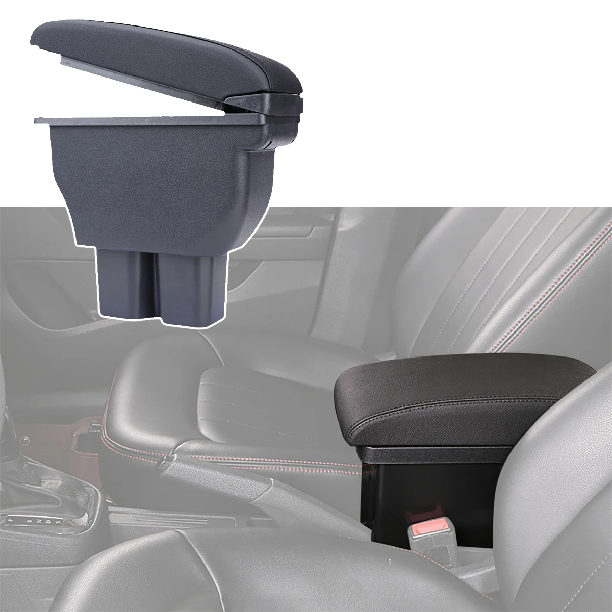 

Car Center Armrest Box Protector Storage Tray with USB Port for Suzuki Jimny 2025 2026 XL GL JB74 2/4-Doors Interior Accessories