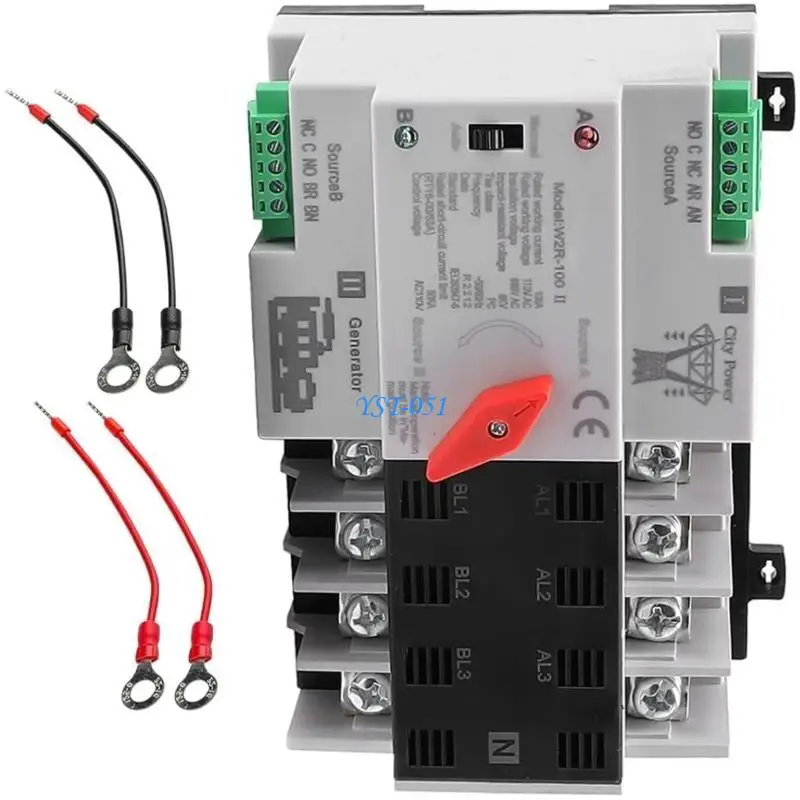 

E15A 100A 4Pole Double Power Automatic Transfer Switches Upgrades for Home Generator