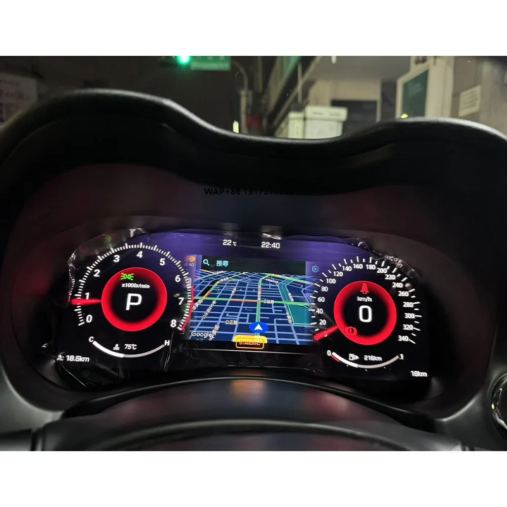 Upgrade 12.3'' Linux Speedometer Digital Instrument Cluster  Virtual Cockpit for Infiniti Q50 Q50I Q50S Q60 2014-2022