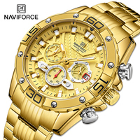 NAVIFORCE Fashion Watches For Men Luxury Original Classic Quartz Clock Chronograph Sport Waterproof Male WristWatch Free Shiping