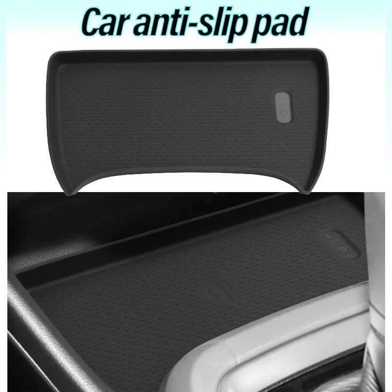 

Car Anti-Slip Pad Silicone for Subaru Crosstrek 2025 Center Console Wireless Charger Interior Accessories Black Auto Parts