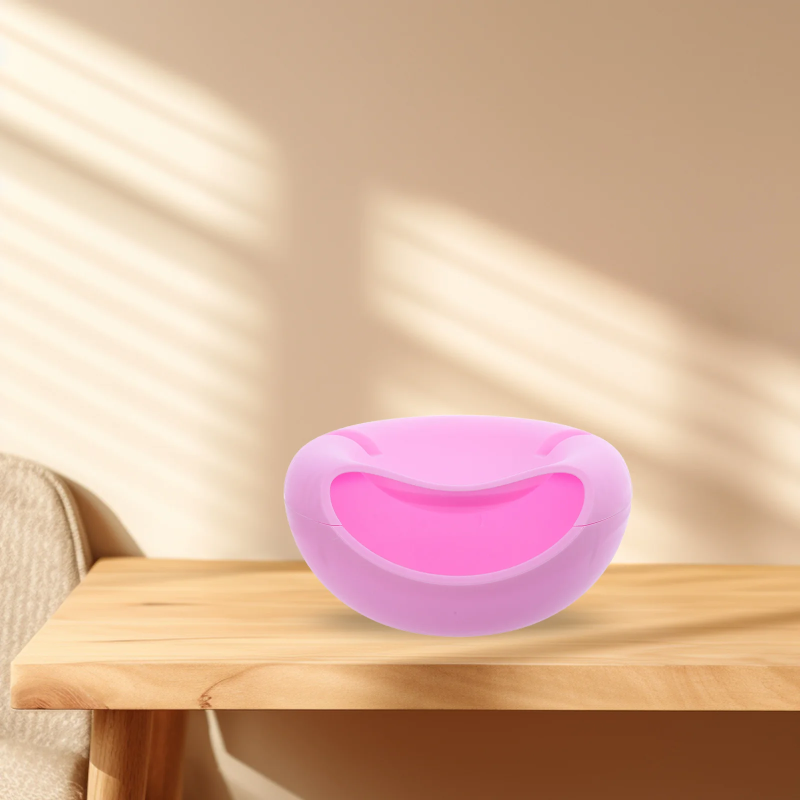 

3pcs Lazy Person Fruit Tray Pink Blue Light Green Snack Dish Phone Holder Dry Food Bowl Multipurpose Bracket Kitchen Barware