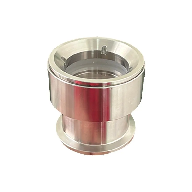 KF25/40/50/63 Vacuum Flanged Viewing Window Sapphire Optical Glass Quartz Window Flanged Viewer