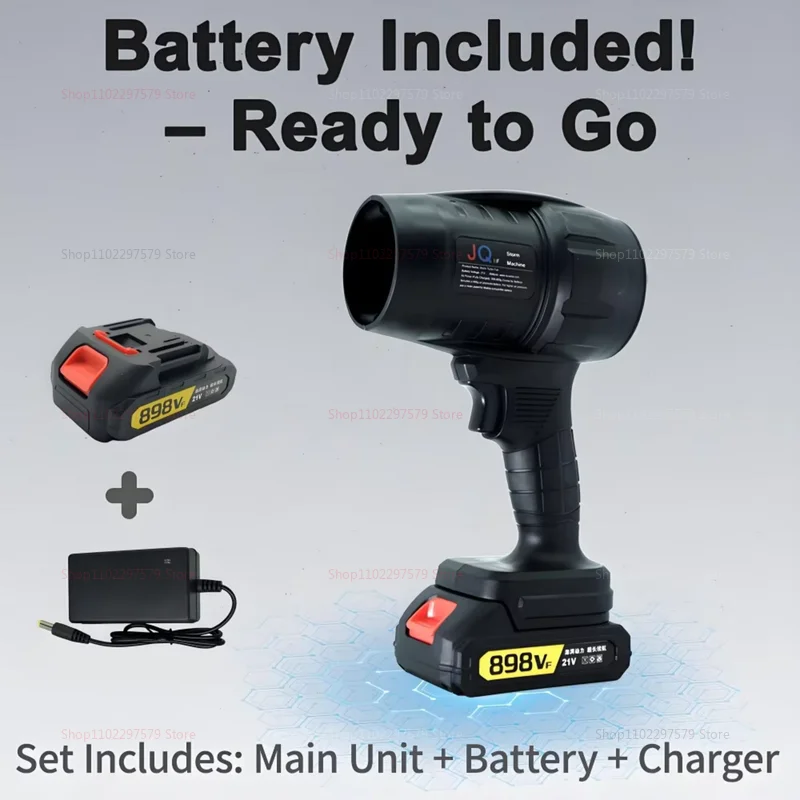 電動リーフブロワー ターボファン ハンドヘルド 雪砂クリーナーツール 電源付き 屋外 庭 ガーデン清掃機器 バッテリーなし