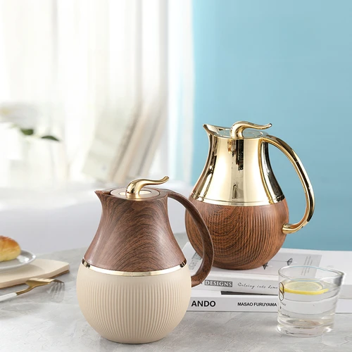 Bouilloire thermos domestique de style européen, bouteille d'eau chaude de grande capacité