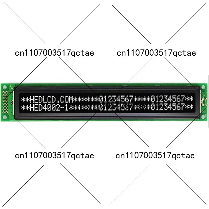 

40x2 I2C LCD Display Module Black High Contrast Character Screen for Arduino Compatible