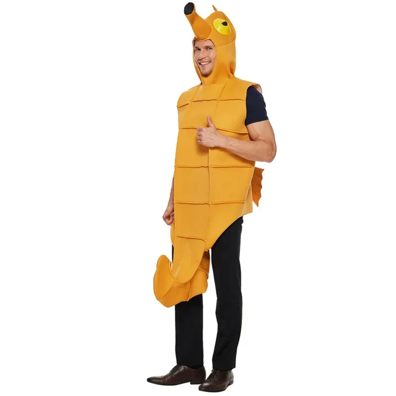 Reneecho Halloween Costume for Adult Funny Animal Costumes Shark Squid Bee Cosplay Outfit Carnival Party Purim Dress Up One Size
