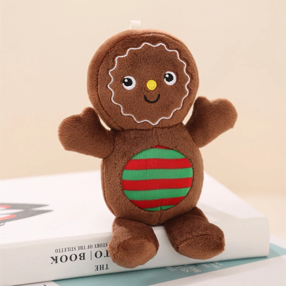 

Plushy Gingerbread Man Cushion Doll Washable Realistics Cartoon Plushies Soft Toys For Bedroom Living Room