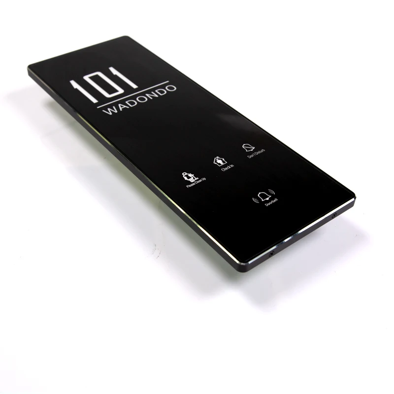 Elegant Hotel Electronic Number Display DND Please Clearn Doorbell Sign System