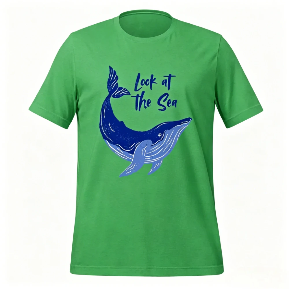 Kijk naar het Sea Whale T-shir - Summer Clothing Looks recensie en prijs
