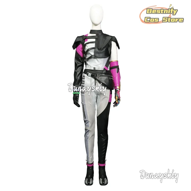 أزياء كوسبلاي ليجندز ألتر التأثيرية لعبة قمة تمويه جديدة أزياء تغيير الجلد ملابس نسائية بدلة جلدية روح شريرة إكسسوارات C