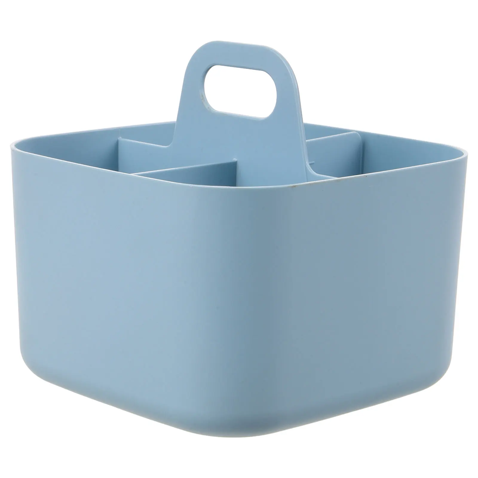 

4 Compartment Blue Storage Basket H Design Office School Hospital Stationery Tool Box ganizer File Folder