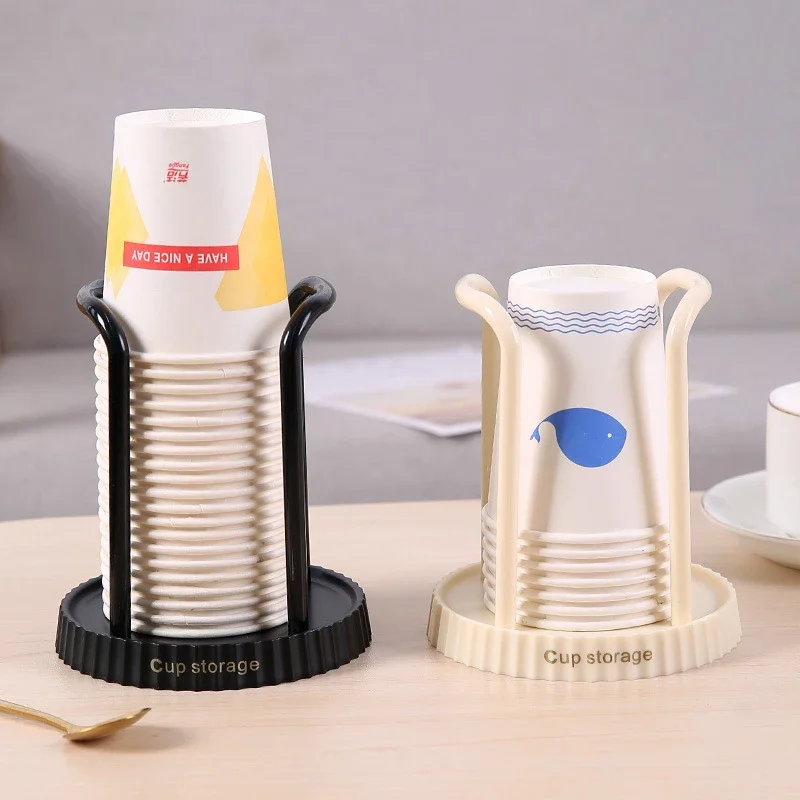 

Household Disposable Paper Cup Holder, Desktop Paper Cup Storage Rack, Suitable For Living Room, Dining Room And Other Cup Taker