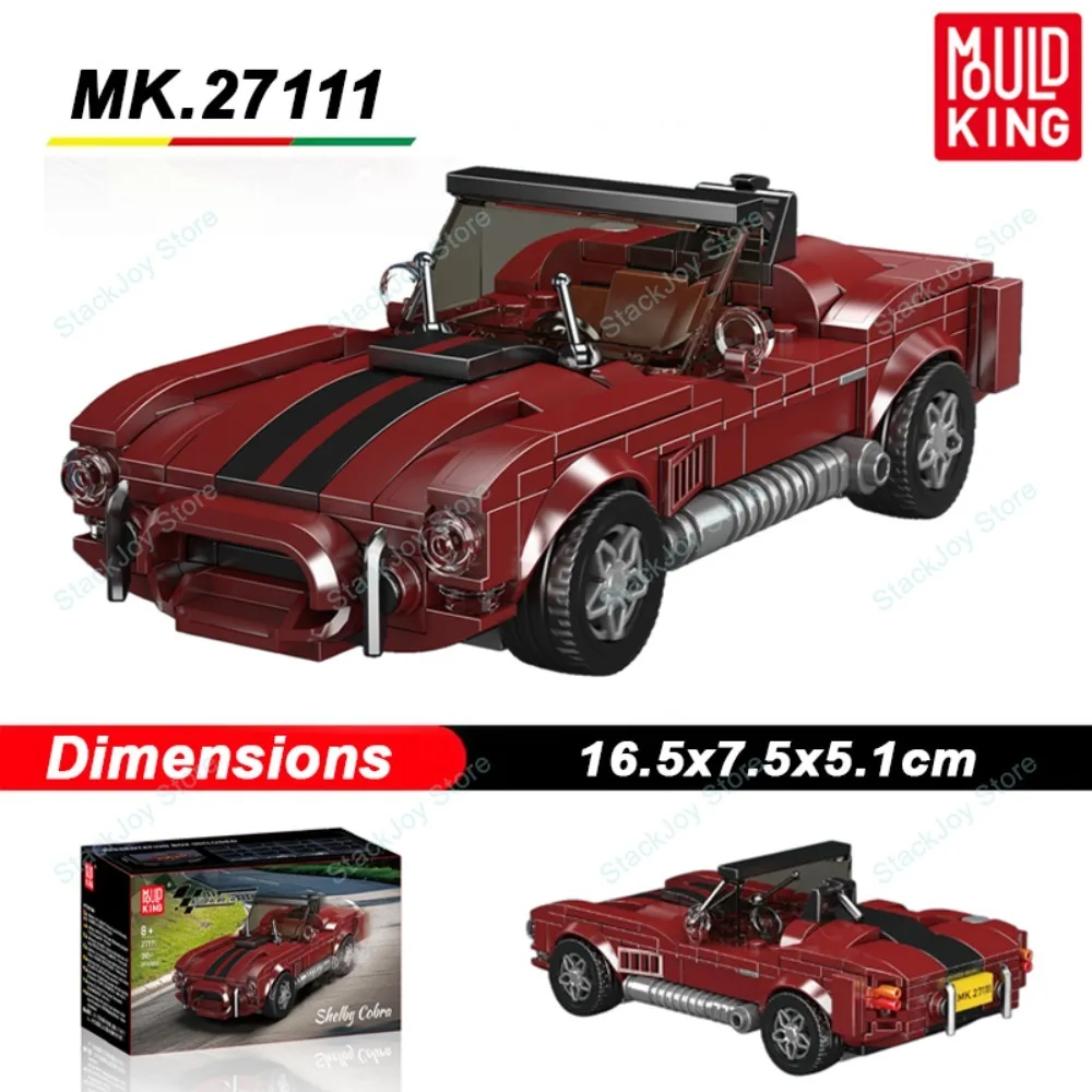 

Mold King 391 шт., наборы строительных блоков для роскошных автомобилей MOC, классическая модель автомобиля, сборка гоночного автомобиля, кирпичи, украшения, игрушки, подарки для мальчиков