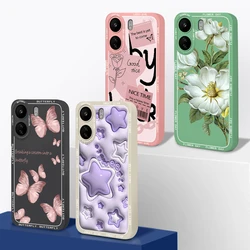 For Xiaomi Redmi 13C 12C 10C Case Artistic Style Full Protection Soft Liquid Silicone Anti Choc Back Cover For Redmi 13 12 10 C